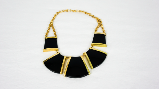 Black and Gold Fashion Necklace