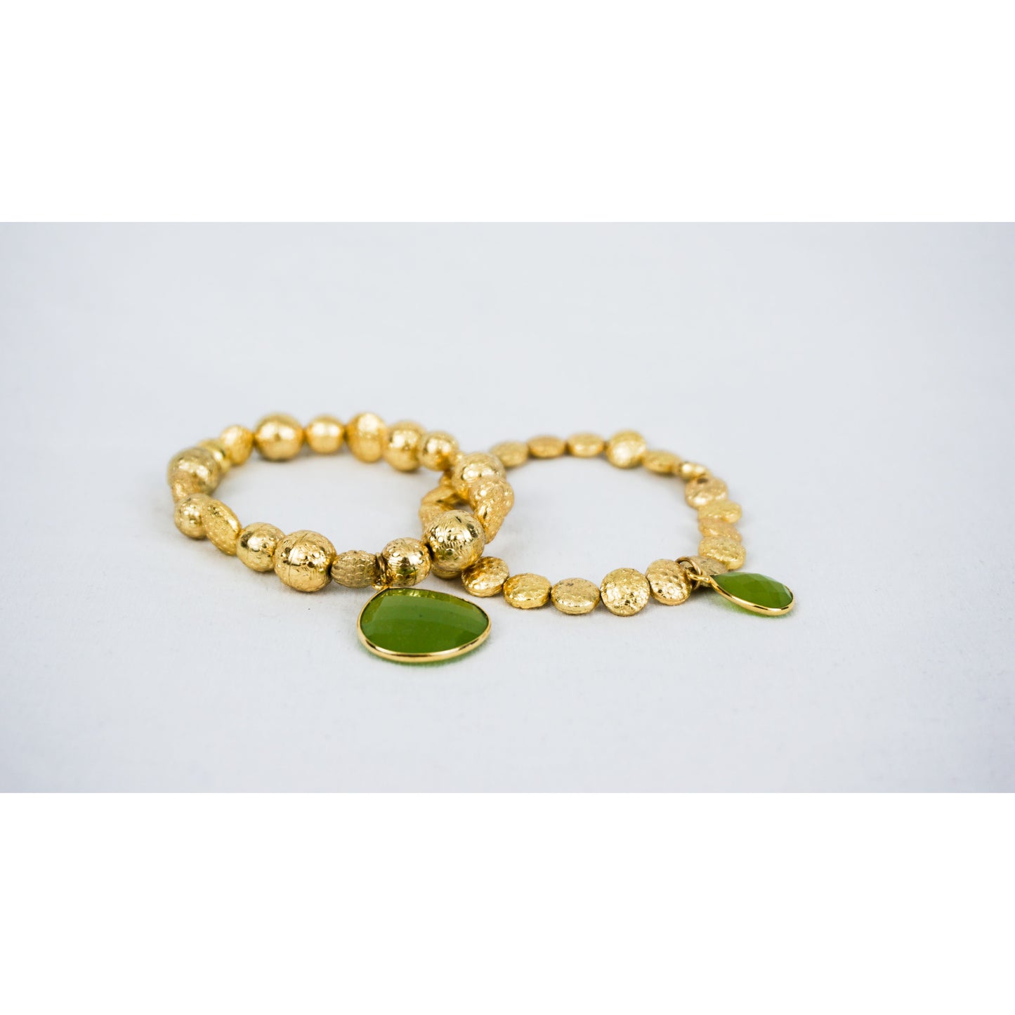 Gold & Green Bracelet