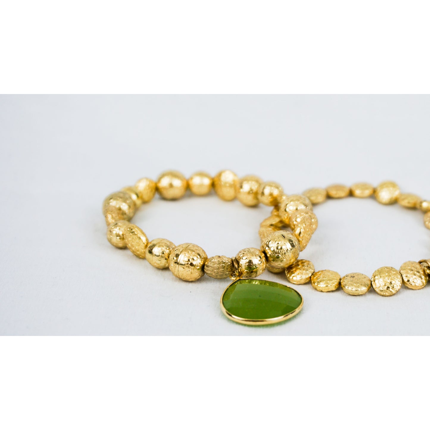 Gold & Green Bracelet