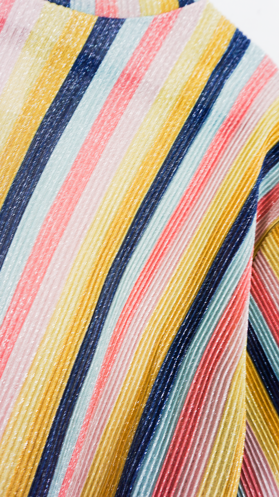Multi-coloured Striped Blouse