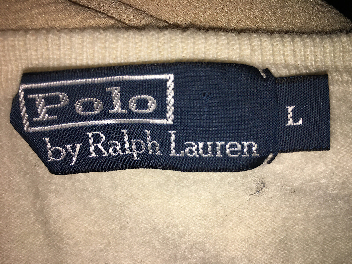 Polo Cream Sweater